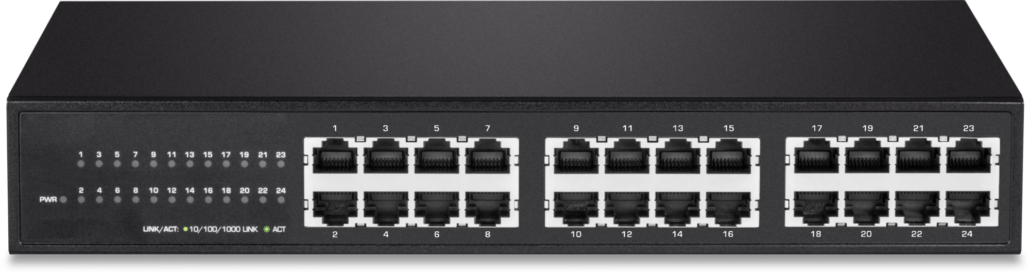 24-Port Unmanaged Gigabit Ethernet Desktop Switch