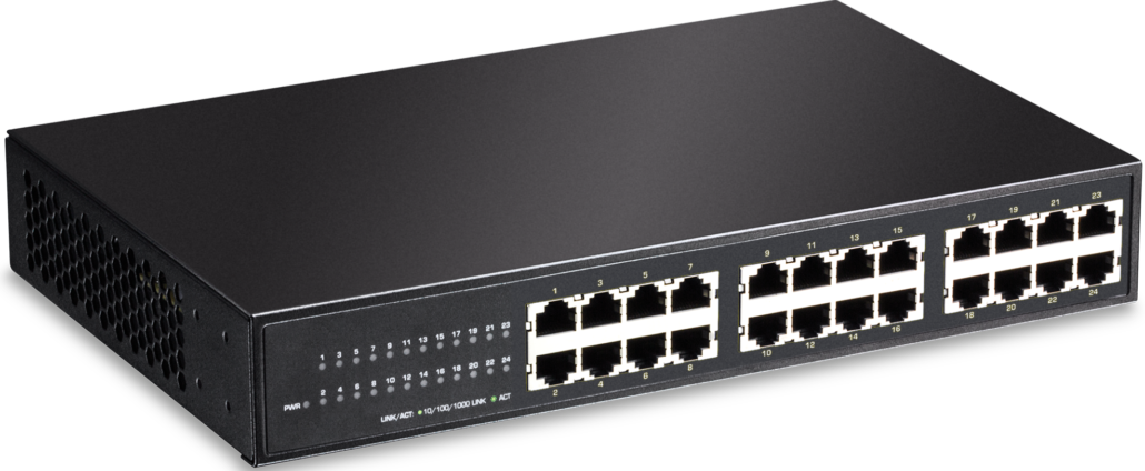 24-Port Unmanaged Gigabit Ethernet Desktop Switch